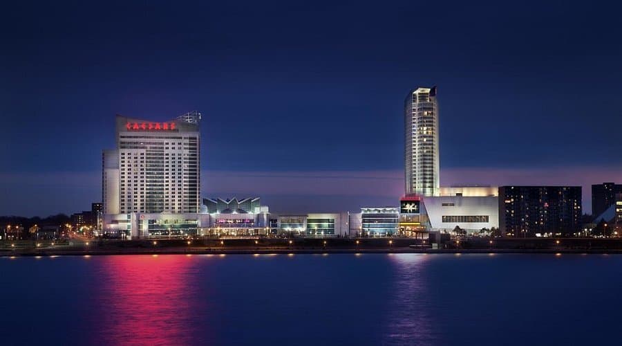 Caesars Windsor at Night